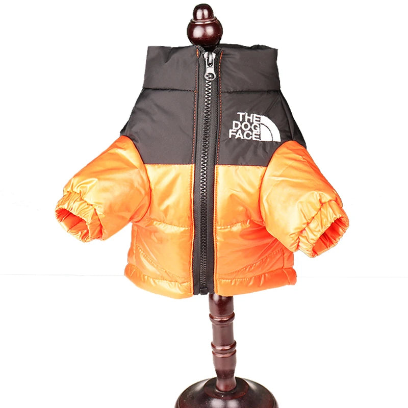 Pet Puffed Windproof Jacket / Reflective Coat